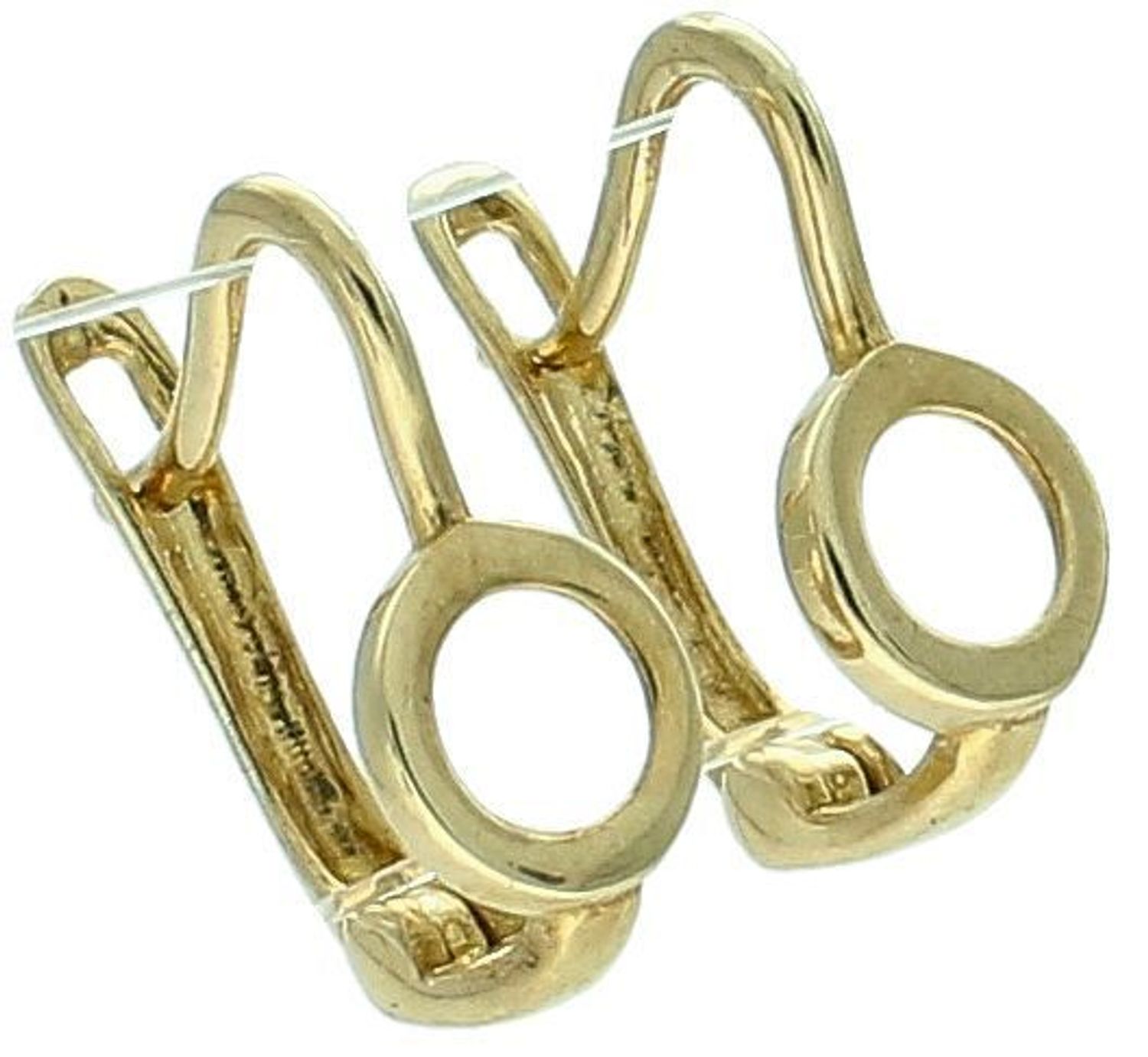 Kolczyki złote zapięcie ang. kółeczko otwarte pr 333, KL 6608 333.jpg